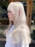 【ケア】ブリーチダブルカラー＋うる艶トリートメント ￥17,000→