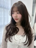 ボタン 熊本(VOTAN)&nbsp;韓国ヘア/レイヤーカット/前髪/顔まわり/チョコレートブラウン