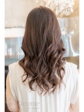 クレオメ バイ スーリール 五反田店(cleome by sourire) ♪黒髪似合わせカットデジタルパーマ小顔ココアベージュ薄め前髪