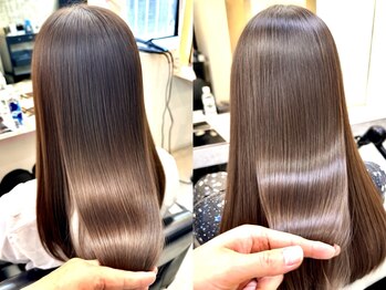 エリン ヘア(ELIN hair.)の写真/縮毛矯正っぽくない。自然な地毛風ストレートへ。【柔らかい縮毛矯正/似合わせレイヤーカット/髪質改善】