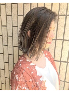 ヴィークス ヘア(vicus hair) 夏髪「ディープブルージュ×ハイライト」by 田渕 英和