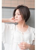 小顔 ハンサム ショートボブ