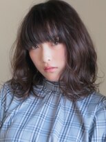 ロンドプランタン 恵比寿(Lond Printemps) Lond佐野 ガーリーヘア 暗髪でもかわいい セミディ