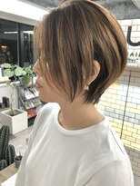アルモ ヘア フア 東静岡(ALMO hair HUA) マッシュショート/大人ショートカット/30代/40代