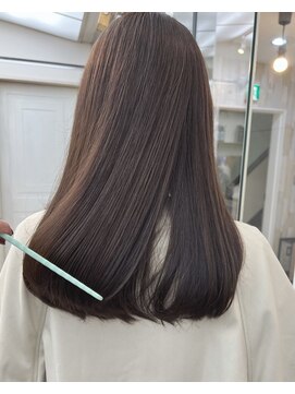 ナンバー アンフィール 渋谷(N° anfeel) ナチュラルカラー透明感カラーまろやかベージュ 渋谷/道玄坂