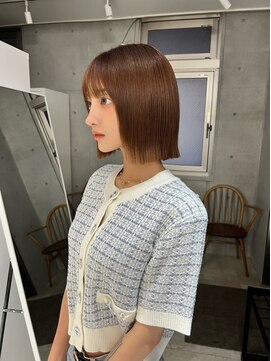 サンド 池袋(sand) 前髪/マチルボブ/ピンクベージュ/インナーグレージュ/髪質改善