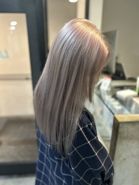 ラフ 難波店(LAFF) #黒髪#ボブルフ#ネビージュ#小顔#ワンレン