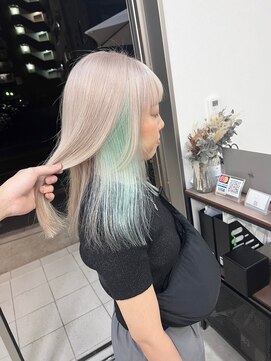 リアン(Lian) ホワイトミルクティーカラー×インナーミント