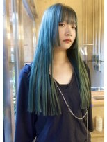 イェン(Yen.)&nbsp;モスグリーン/ロングヘア/姫カット