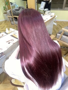 アリスバイブランニューリブ 難波店(ALICE by Brandnew×LIV) 難波美容室　大人気！ブリーチダブルカラー　ボルドーカラー