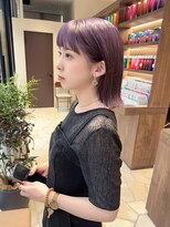 ジアン バイ ミルボン 西宮ガーデンズプラス(GIEN by milbon)&nbsp;ショートボブ/切りっぱなし/透明感カラー