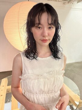 カシェ ナカザキ(CACHE NAKAZAKI) レディースパーマ/パーマ/くすみブラウン