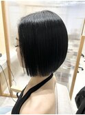 髪質改善　艶髪　シアブラックボブ【Zina 坂本勇樹】