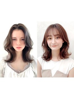 【カット+カラー 5,500円】印象が変わる前髪や顔周りを繊細にカット！貴方の魅力を最大限に♪【銀座駅3分】