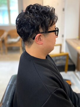 リッチ 菊名店(Rich) スパイラルパーマ　ツーブロック　束感　30代40代　メンズパーマ