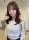 ネビージュ 2wayバング 韓国ヘア ロングレイヤー 小顔 前髪