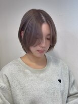 カミケン 黒岩店　kamiken・&nbsp;レイヤーボブ×ラベンダーグレージュ【カミケン黒岩店/福島】