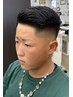 【スッキリ爽快】スキンフェードカット＋お顔剃り＋眉毛メンテナンス