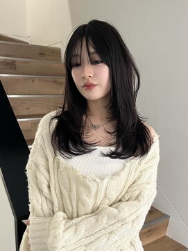 ヨーク(YOKE) 姫カットレイヤー韓国風巻きレイヤーカット