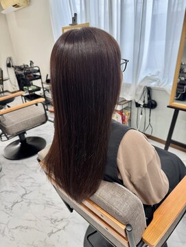 ヘアメイクアクト 都賀店 髪質改善METEOカラー★１回目のお客様