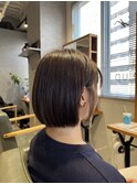 切りっぱなしボブ