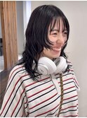 ハッシュカット　姫カットレイヤー　スパイラルパーマ　時短