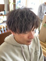 スウェル 稲毛店(Swell)&nbsp;サーフカール/フェザーパーマ/ブルーブラック/稲毛駅/眉毛