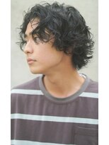 レジュアル(RESSUAL) ウルフカット しっかりパーマ スペインカール