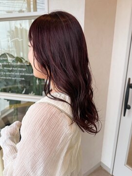 ポジ(poji) 髪質改善カラー　艶カラー　ブラウンカラー　ミディアム