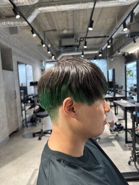 スタッド 松戸(stud. Men‘s) ラウンドマッシュ×インナーカラー