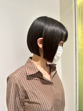 ムード(MOOD,) 暗めカラー/グランマッシュ[レイヤーカット/髪質改善/銀座]