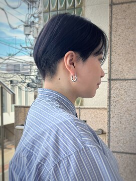 ゴーズゴー 吉祥寺(e)店(go s go) ハンサムショート#刈り上げショート#黒髪ショート