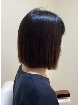 ミディアムボブ白髪染めハイライト30代40代50代60代/新瑞橋