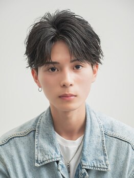 マーレ 宇部高校前店(MARE)の写真/清潔感×垢抜けstyleメンズカットならMARE《マーレ》スパイキーショート/センターパート［山口］