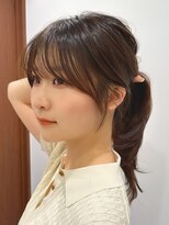 ハッチ(HACCH)&nbsp;韓国風レイヤーカットブリーチダブルカラー前髪