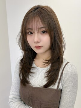ジョエミバイアンアミ(joemi by Un ami) ★ワンカールハッシュカットレイヤー顔周りカット