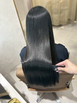 スラッシュアイボリー 姫路駅西店(SLASHivory) 髪質改善ストレート×艶ロング