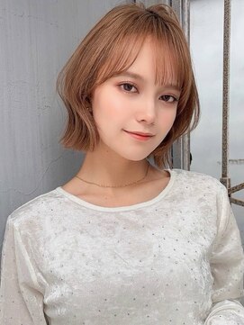 アグ ヘアー オルト 新瑞橋店(Agu hair olto) 《Agu hair》ミルクティーボブ×numberA.トリートメントオイル