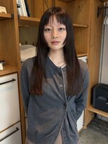 ネロ ヘアサロン 渋谷(NERO HAIR SALON)&nbsp;【加藤木麻彩】ロングレイヤーカット/シャギーバング