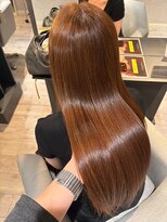 ユナイテッドビューティーウェストコースト(UNITED BEAUTY WEST COAST)&nbsp;髪質改善カラー/ライトブラウン/ロングストレート