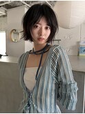レイヤーボブ 切りっぱなしボブ ニュアンスボブ 大人ボブ