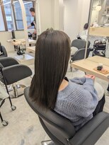 エイト ホワイト 札幌駅前店(EIGHT white)&nbsp;オリーブグレージュ×ナチュラルストレート