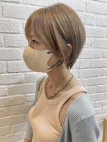 インデックスヘアーユー 錦糸町店(in'dex hair - U)&nbsp;錦糸町×ミルクティーベージュ 透明感ミルクティーベージュボブ