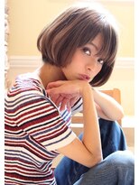 レウナ 外苑前(Reuna)&nbsp;黒髪でも可愛く決まるニュアンスボブ