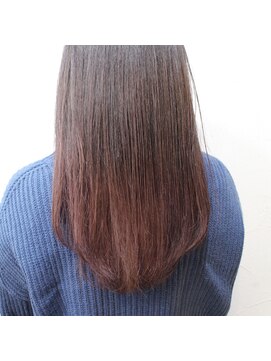 デコヘアーフラッペ(DECO HAIR frappe) ピンクモーブのグラデーションカラー