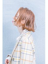 【vain#Y】#カット#アプリコットオレンジカラー#BOB
