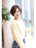 ナチュラルショートボブ