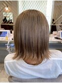 【欧州風】ダブルカラーでプラチナベージュ