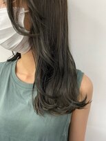 アンジェロ(ANGELO)&nbsp;韓国風小顔レイヤー×グレージュヘアー