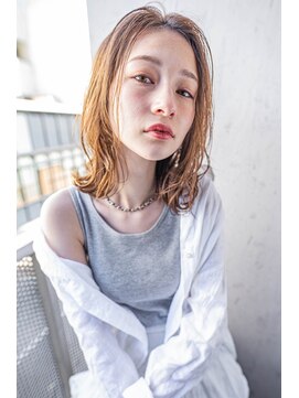 クラン(clan) 小顔ウルフ＃マロンベージュAラインボブ